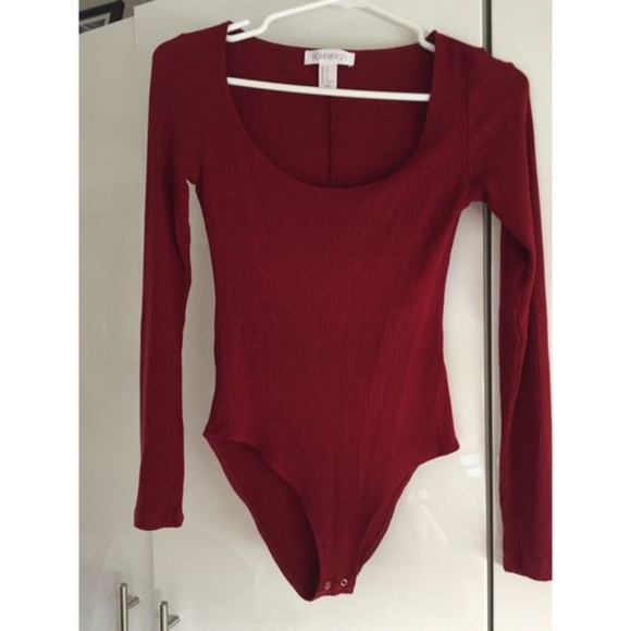 Forever 21 Tops - Red Bodysuit from Forever 21